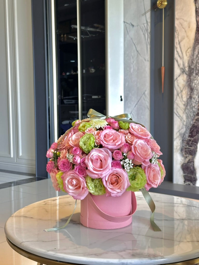 Rosé Dome｜ 經典玫瑰圓頂桌花