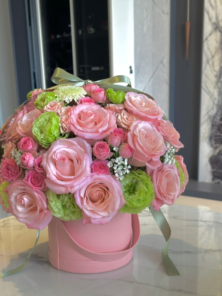 Rosé Dome｜ 經典玫瑰圓頂桌花