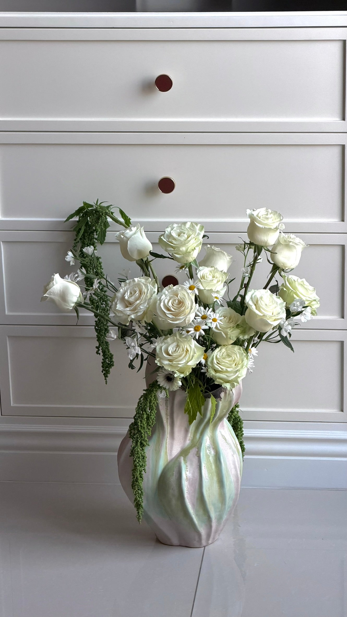 法式油畫風花瓶