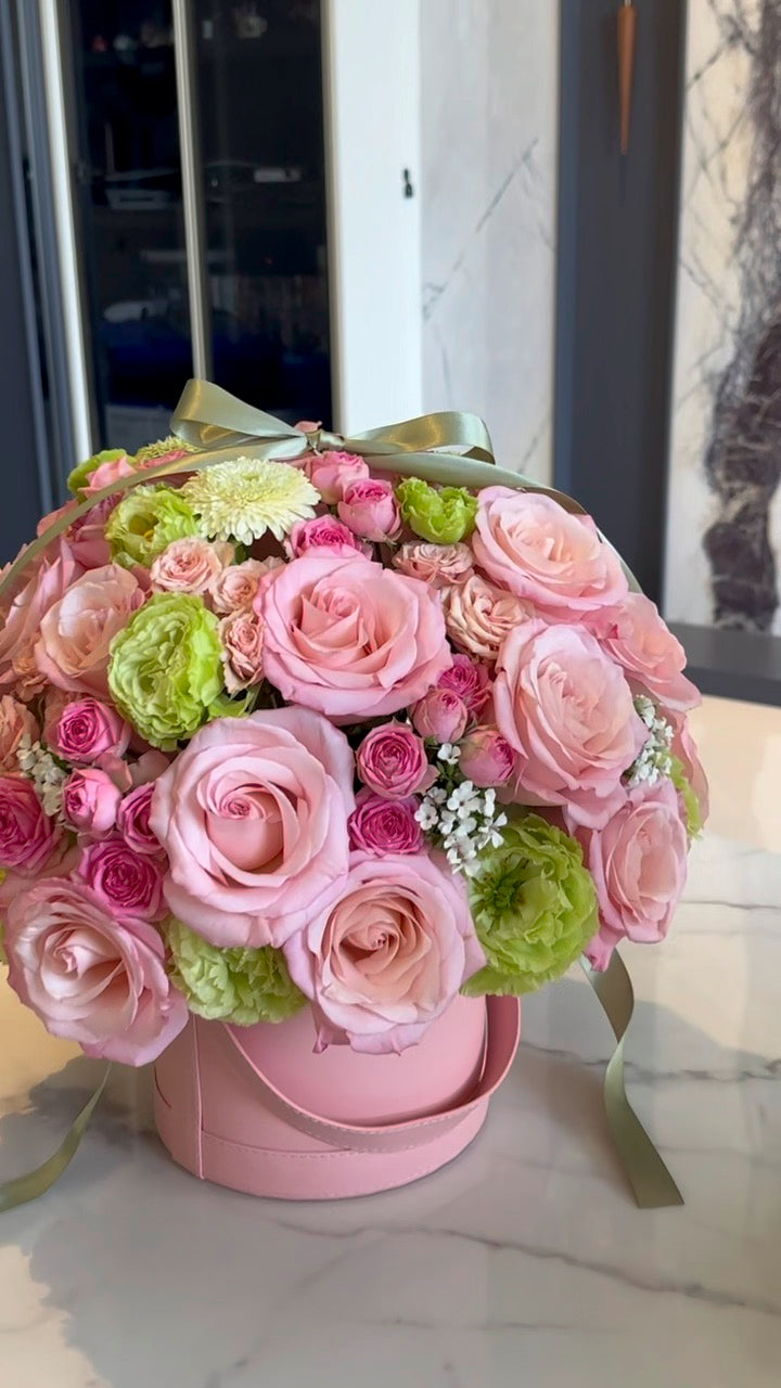 Rosé Dome｜ 經典玫瑰圓頂桌花